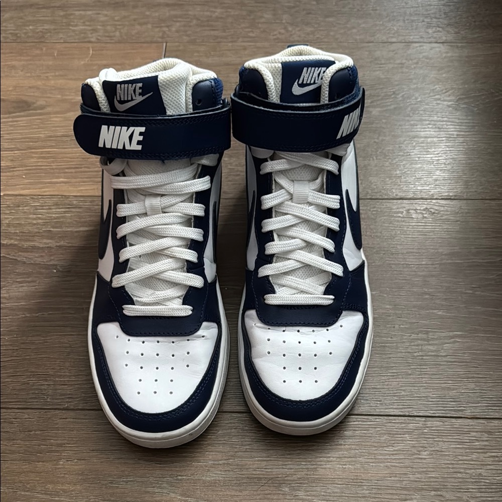 Kids Nike Blue and White Dunk Sneakers